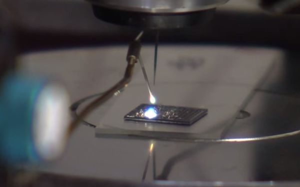 Micro-robots under microscope