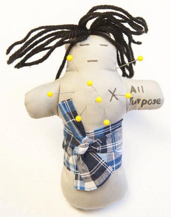 voodoo doll test to measure aggressive behavior of couples