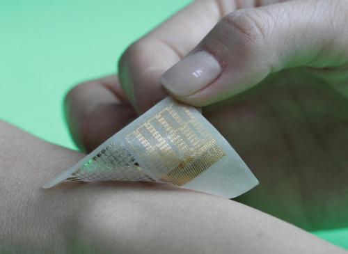 skin plaster will monitor muscle activity and deliver drug